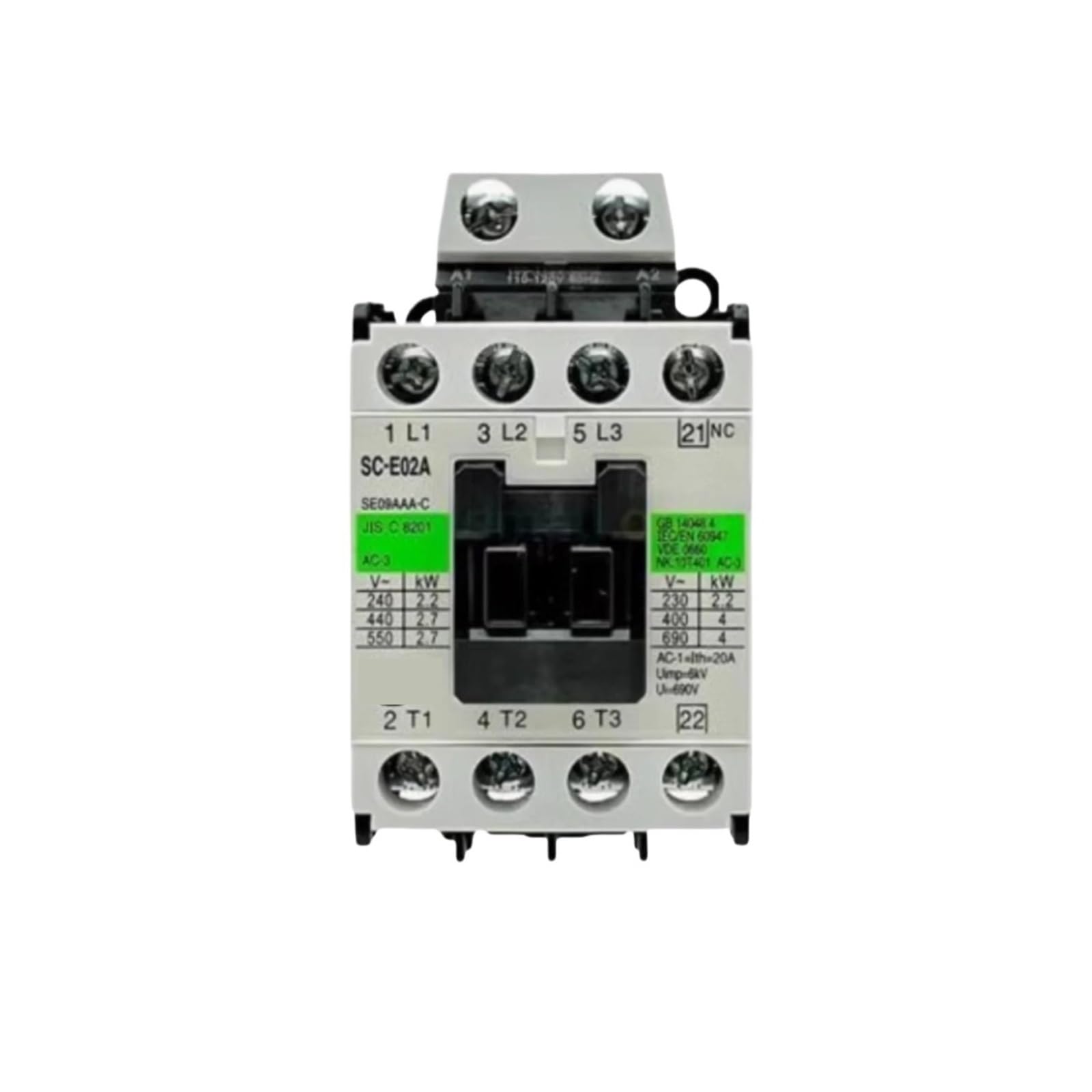 RISWEKFW Elevator AC contactor SC-E02A AC110V SC-EO2A 21NC 3 open 1 close