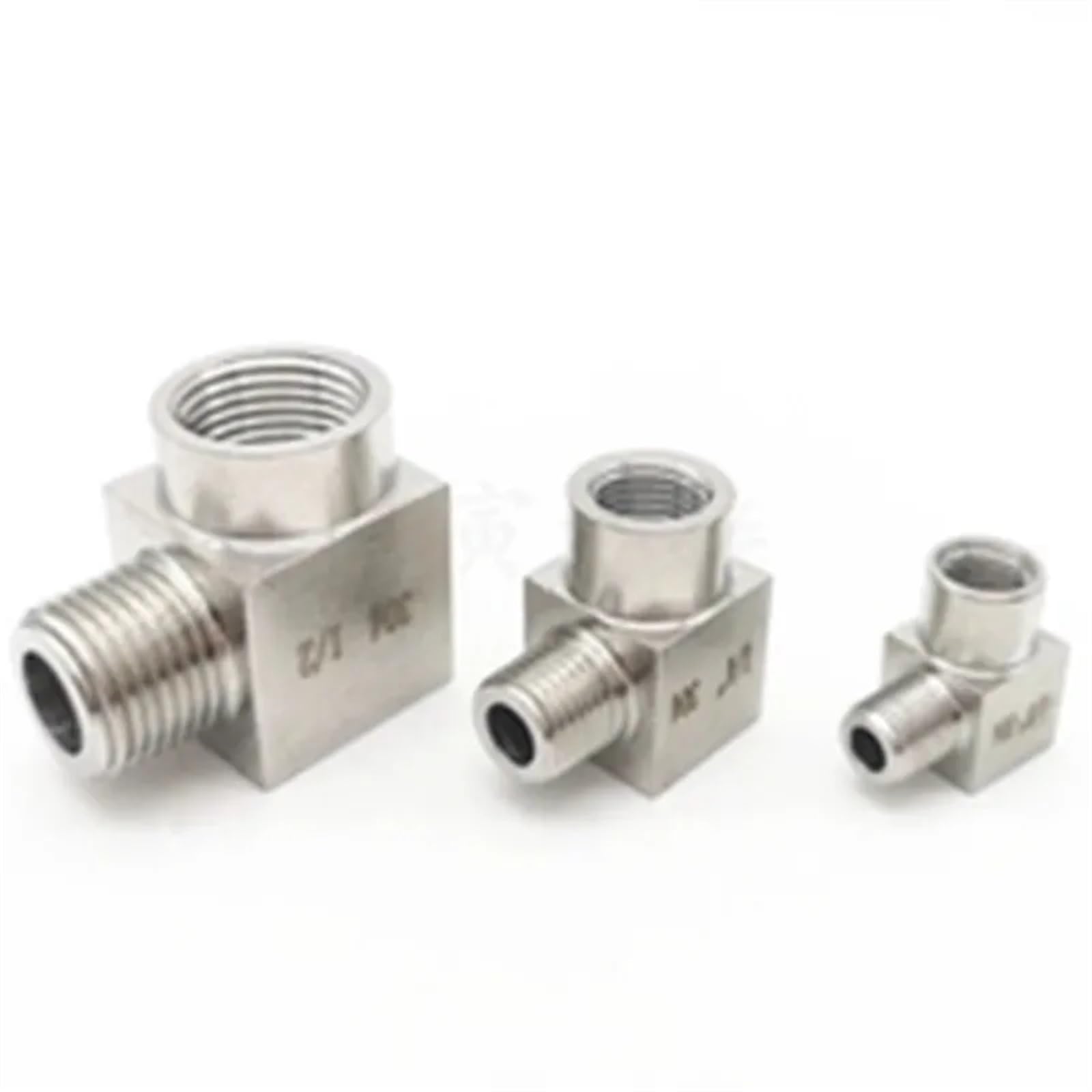 Raccordo A Gomito A 90 Gradi Per Tubi 1/8 "1/4" 3/8 "1/2" 3/4 "1" BSP Femmina Maschio Filettatura In Acciaio Inox 304 Gomito Resistente Ad Alta Pressione Raccordo connettore Raccordo A Gomito (Size :