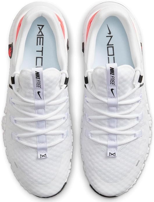 Nike Free Metcon 5 Men's Workout Shoes 'White Bright Crimson' (DV3949-100) - Size 143