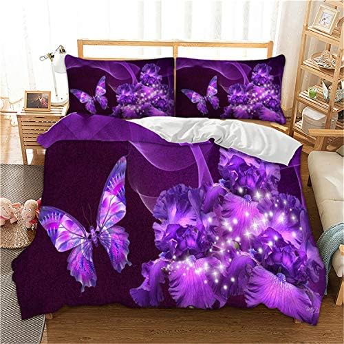 purple butterfly comforter