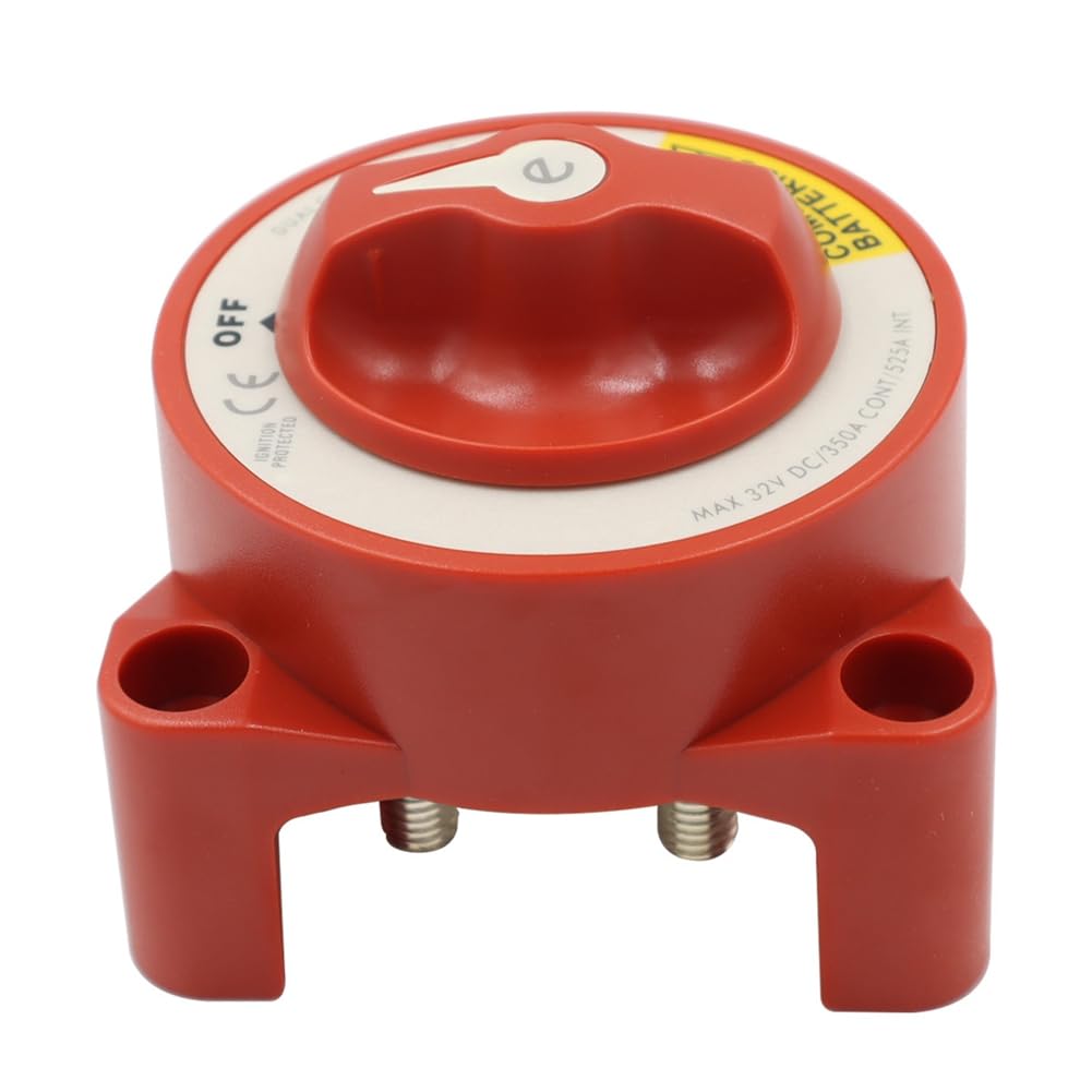 5511E Dual Circuit Plus Isolateurs d'interrupteur rotatif de batterie 12 V-32 V 350 A Série E pour voiture, bateau, bateau rapide, installation facile