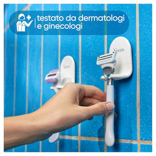 Gillette Venus Per I Peli E La Pelle Della Zona Intima, Rasoio Da Donna, Aiuta a Proteggere La Pelle Della Zona Intima Dalle Irritazioni Della Rasatura + 4 Lamette Di Ricambio - Immagine 4