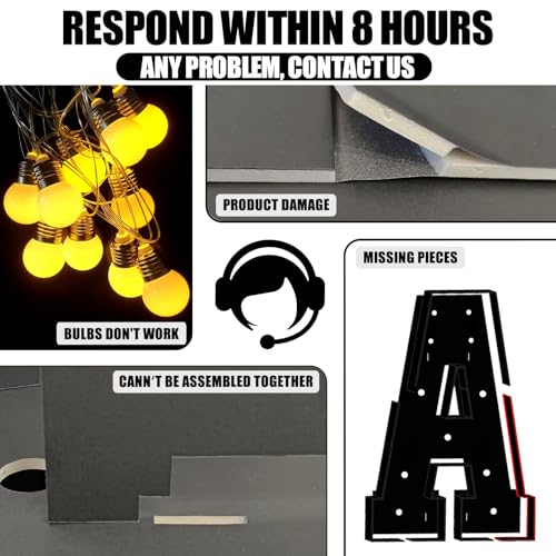 Image of Pooqla 4 FT Light Up Marquee Numbers, Black Marquee Number Lights 4 Feet Tall for 9th 19th 90th Birthday, Giant Letter Big Mosaic Numbers for Balloons Party Anniversary Wedding Decorations, Number 9