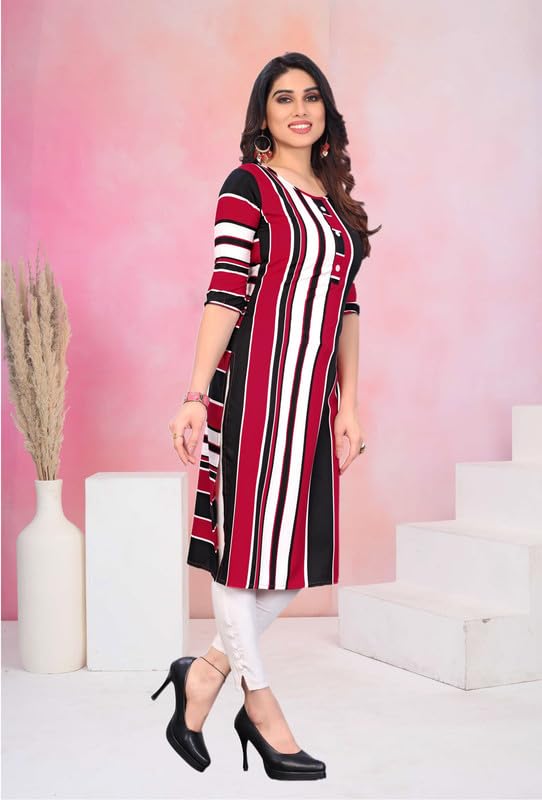 Image of Women Printed Crepe Kurtas