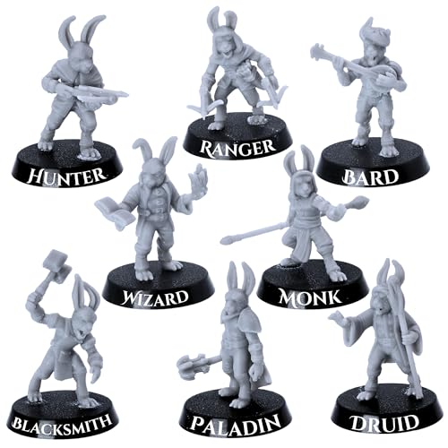 Figurines lapin pour DnD : animez vos campagnes de jeu sur table