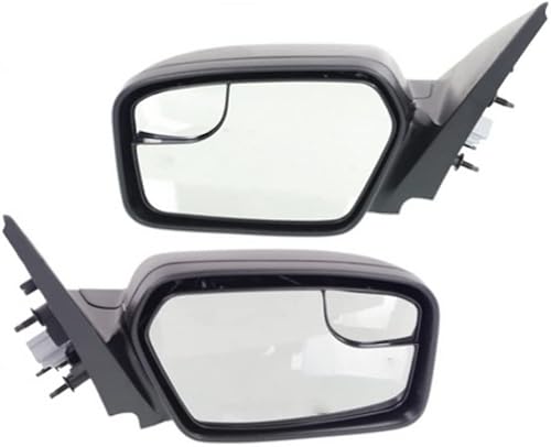 Miniatura 8 de Para Ford Fusion 2011 2012 Espejo de puerta lado del conductor  Potencia  Climatizada  No plegable  Con vidrio de punto ciego y luz de charco
