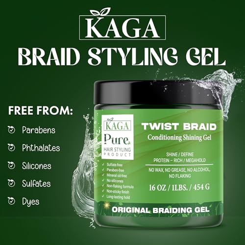 KAGA Pure O Natural Neatbraid Conditioning Shining Hair Gel