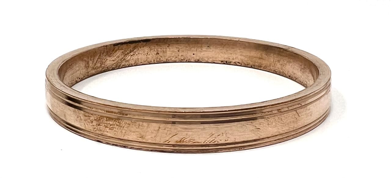 MAHANT JI 100% Cerified Pure Copper Plain Flat Design Punjabi Kada For Men With Certificate (Inner Diameter 7.1 CM) (B0CNH3VR7B) Amazon Price History, Amazon Price Tracker