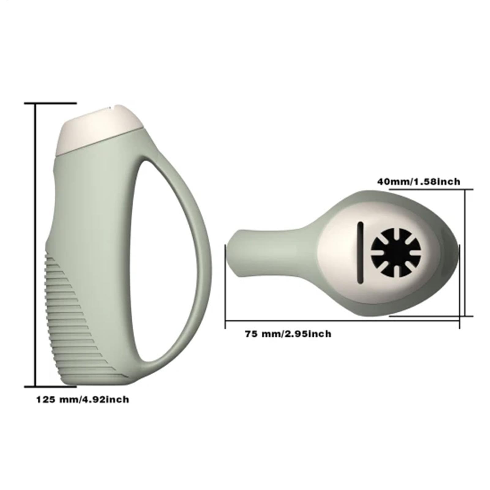 Juego de utensilios adaptativos, tenedor de cuchara de agarre antivibración, herramienta de soporte de mano débil, kit de dispositivo de alimentación de rehabilitación, 125 mm x 75 mm, cubiertos de