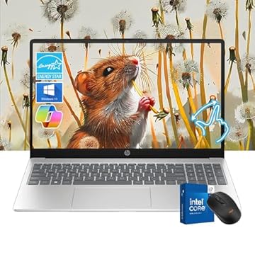 HP Laptop com tela sensível ao toque FHD de 15,6 polegadas | Intel i7-1355U de 13ª geração (10 núcleos, até 5 GHz) | 32 GB de RAM | SSD de 1 TB | Gráficos Iris Xe | Win 11 Pro | Bateria longa | Wi-Fi