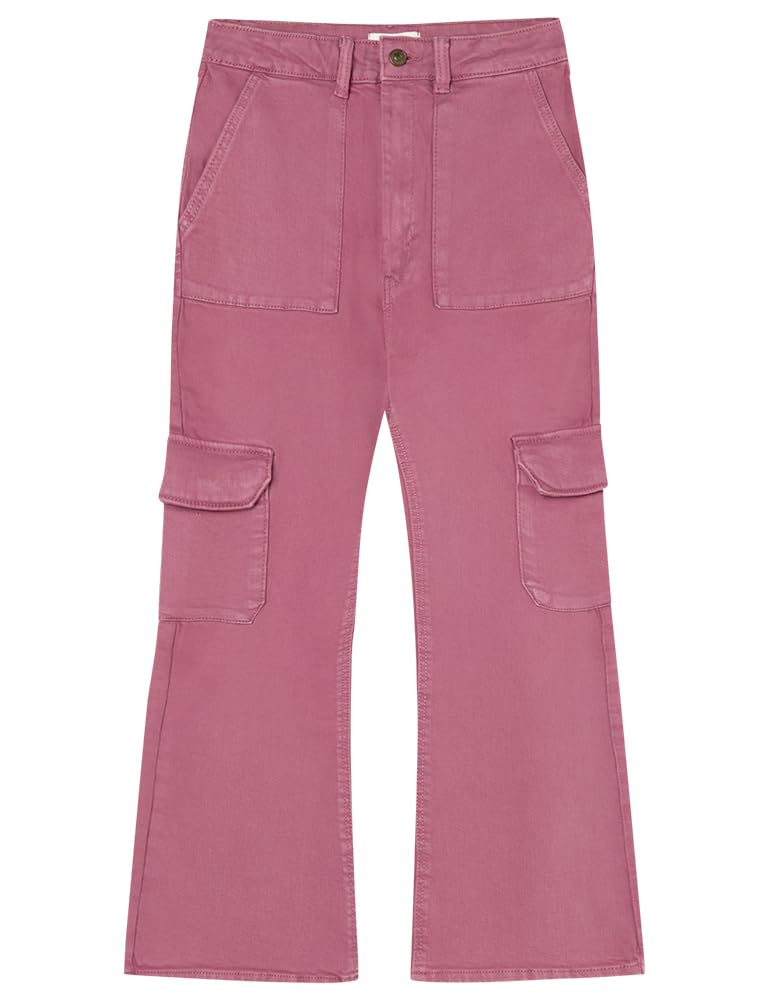 Pantalón cargo flare Springfield para niñas que buscan comodidad y libertad de movimiento 5