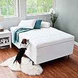 Zinus Night Therapy Memory Foam 4 Inch Pressure Relief Mattress Topper, Queen