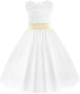 Robe blanche fille pas cher Clearance