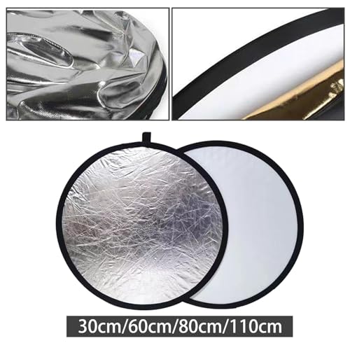 Image of 2 in 1 Light Reflector Compatible with Indoor Fill Light Photography Lighting Still Life 30Cm