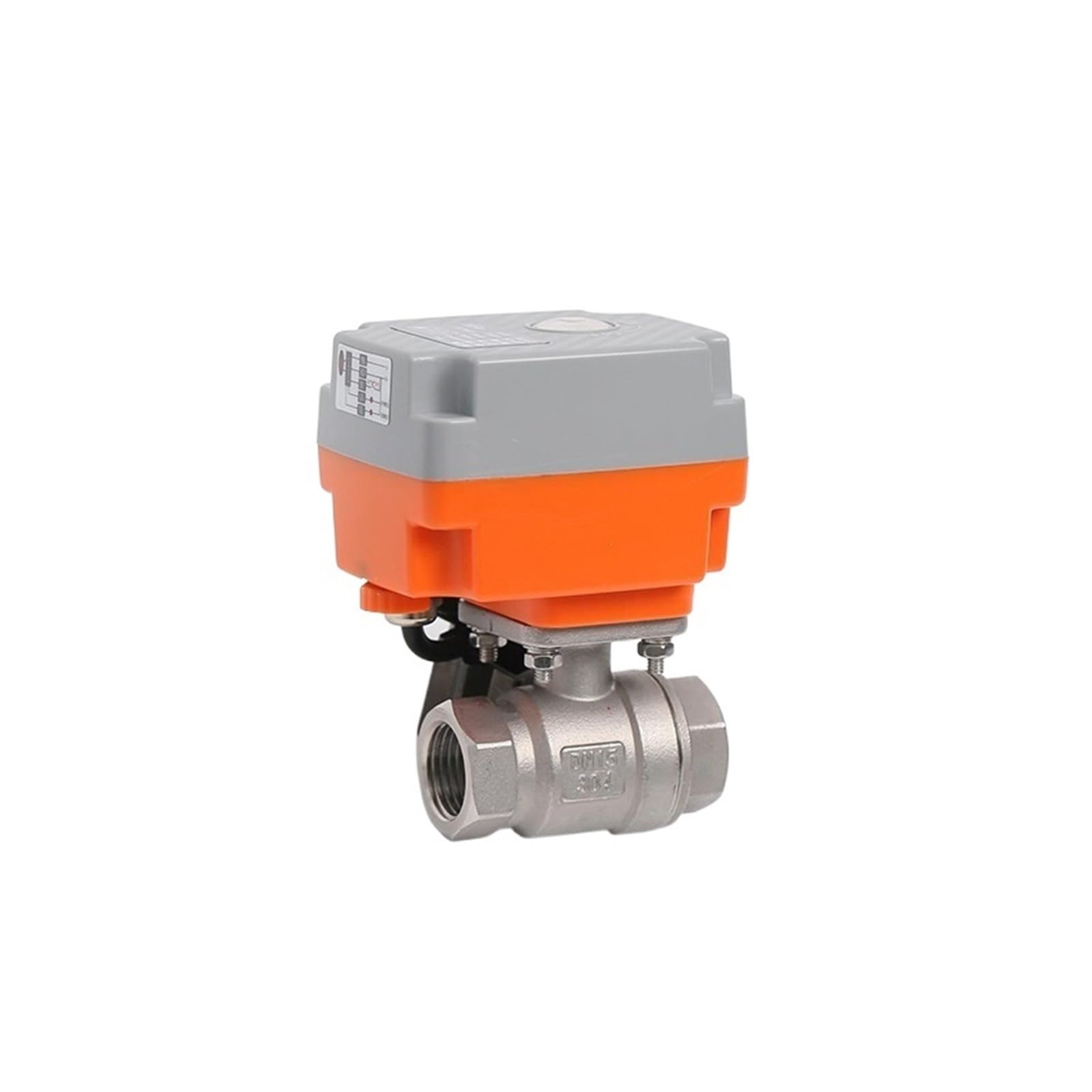 Válvula eléctrica 4-20ma 1" FNPT válvula integral proporcional de control eléctrico motorizada for aplicación de agua ProteccióN Contra El óXido, Larga Vida úTil