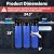 iSpring Whole House Water Filter System w/ Sediment, Polyphosphate Anti-Scale, and Carbon Block Water Filters, 3-Stage Water Descaler and Water Filter, Model: WGB32B-DS
