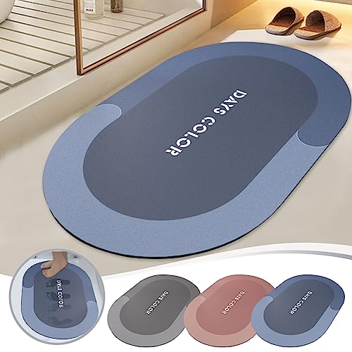 Vetitkima Diatomaceous Bath Mat, Super Absorbent Quick Dry, Rubber Backing Non Slip, Washable Bathroom Floor Mats, Shower Rug For In Front Of Bathtub, Shower Room #TOP1