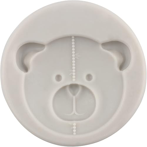 Miniatura 3 de MYPRACS Juego de 4 moldes de silicona para decoración de tartas de oso de peluche decoración de cupcakes pasta de goma de chocolate caramelo de