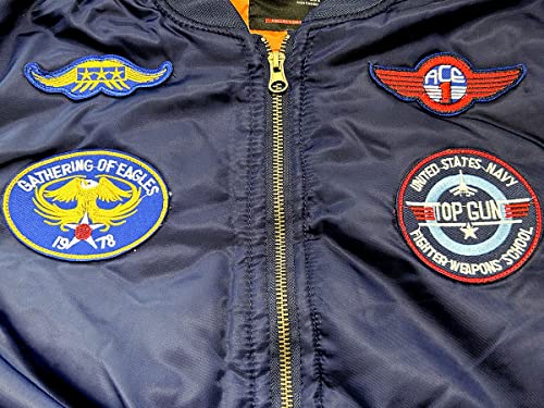 Image of CORIRESHA Kids Bomber Jacket Full Zip Badge Thermal Jacket with Pockets