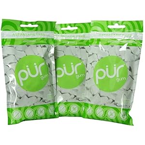 PUR Gum Koelmuntzakken, 80 g, 3 stuks