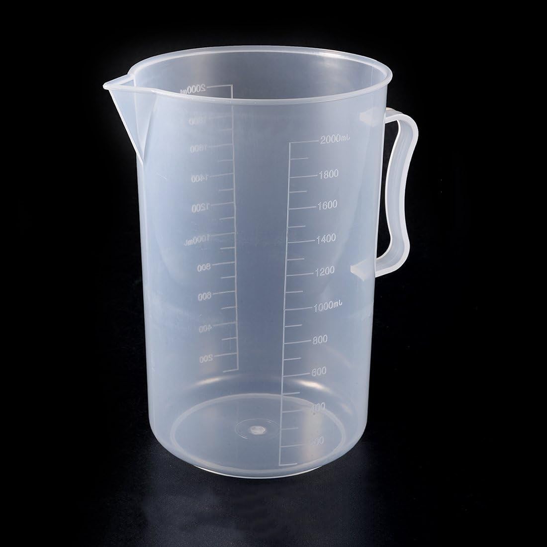 Unbreakable Nylon Measuring Cups, BPA Free Measuring Jug, Measure Liquid Oil and Baking Items for Kitchen, Restaurant and School student simulation experiment etc.. (2000ml)