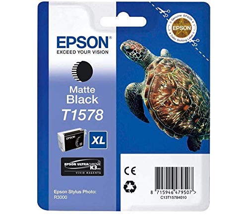 Preisvergleich Produktbild Epson T1578 Tintenpatrone Schildkröte, Singlepack, matt schwarz