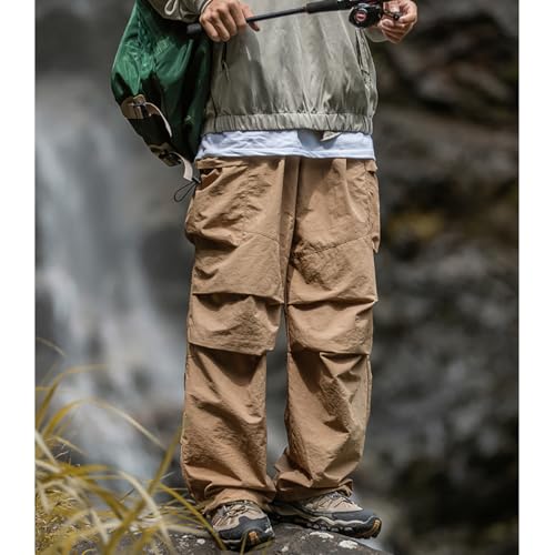 Gothic Outdoor Assault Pants, American Style, Men's Loose Multi-Functional Hiking and Mountaineering Casual Pants3