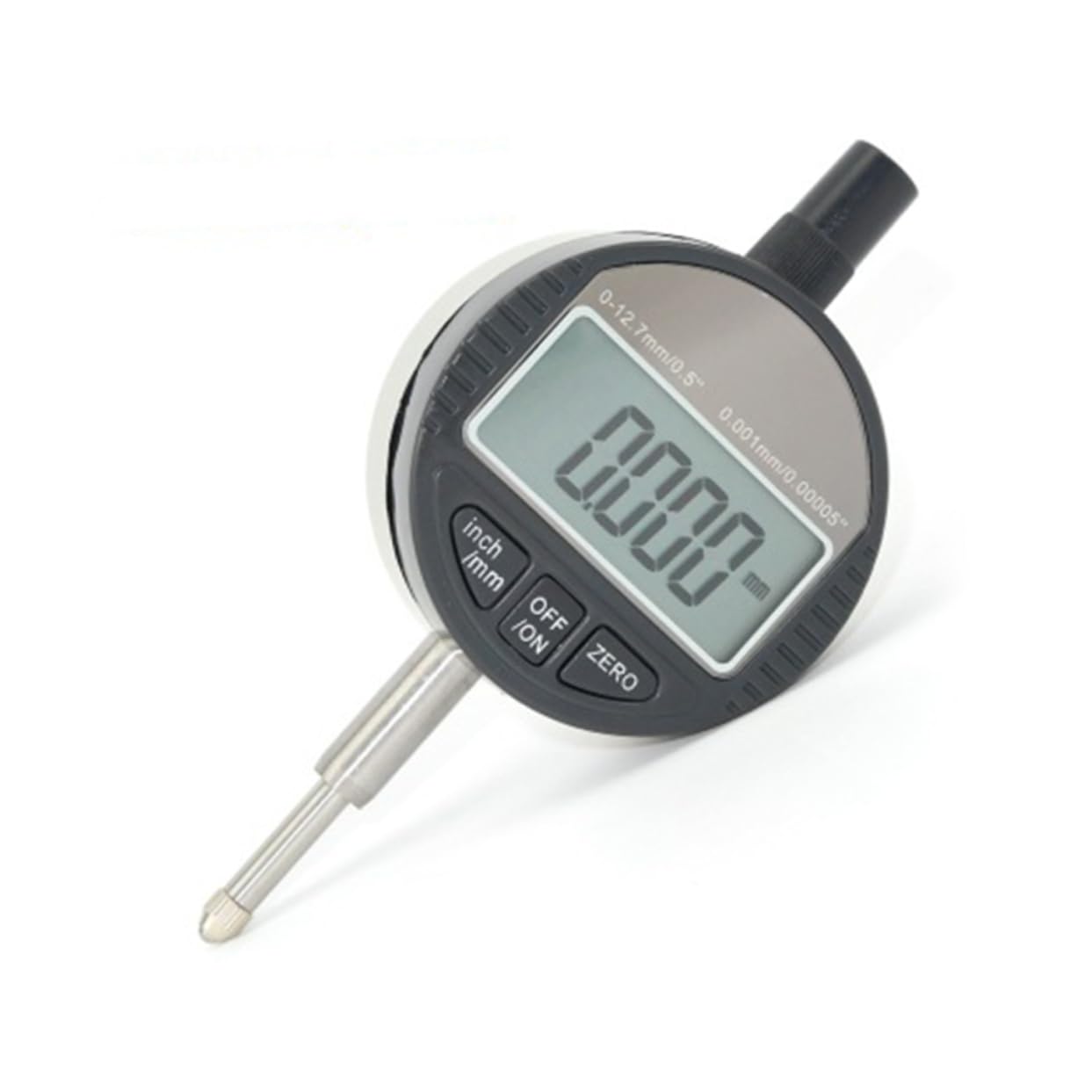 MAGICLULU Indicador de Cuadrante Digital Reloj Comparador Electrónico Medición Precisa Intervalo 0-12,7 Mm Conversión Pulgadas/mm Laboratorio E Industria