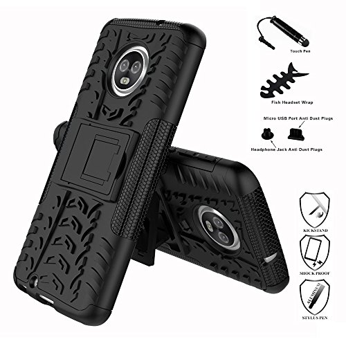LiuShan Moto G6 Custodia, Protettiva Shockproof
