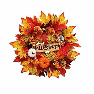 Plancholo Halloween-Kranz halles822 Kürbis-Ahorn 45 cm