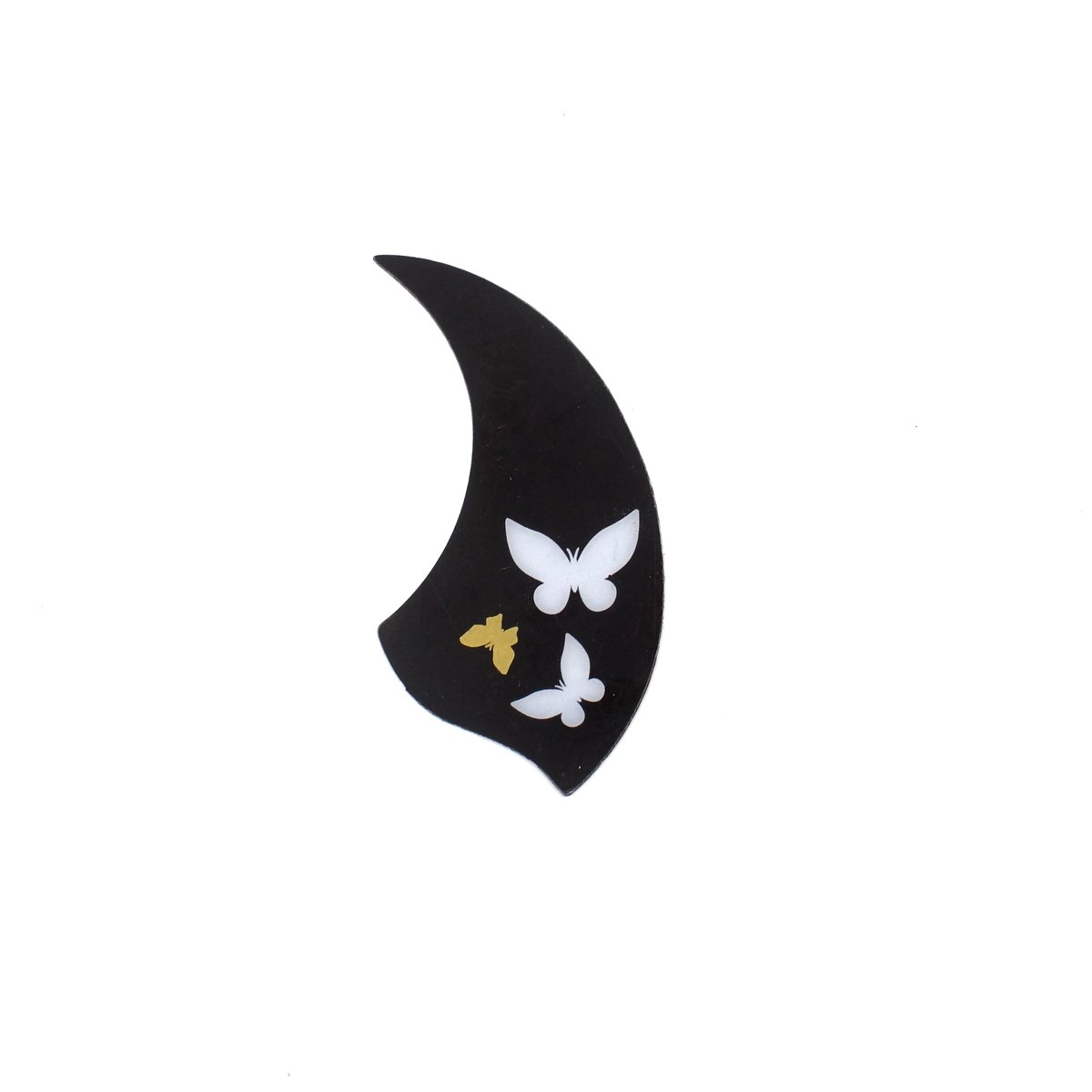 Universal Ukulele Self Stick thin Pickguard ,style-1 Black