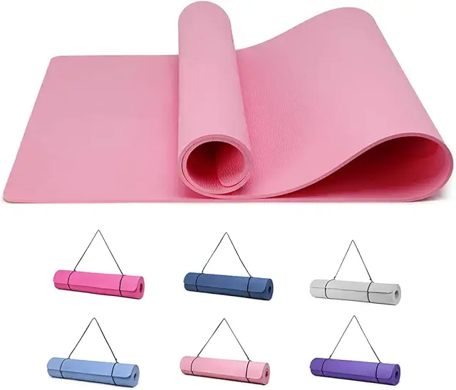 Tappetino Yoga Good Nite Antiscivolo con Tracolla, 183x61x0,6 cm per Fitness e Pilates