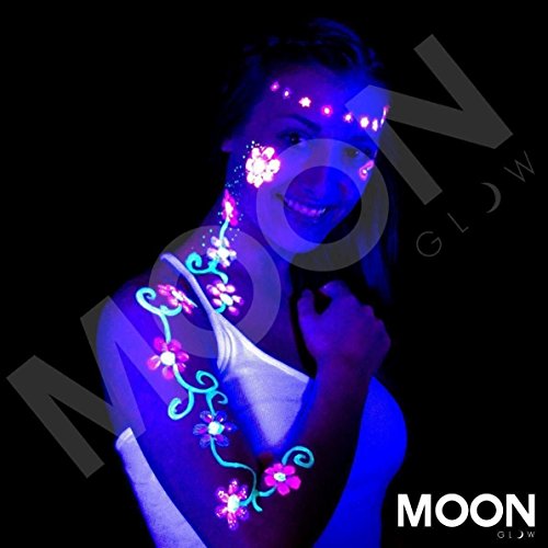 Moon Glow - Pastel Neon Uv Face & Body Paint - 0.42Oz Display Case Of 48 Tubes - Includes Acrylic Display Stand #TOP7
