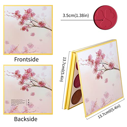 De'lanci Blush Highlighter Palette, High Pigment Face Blush Pallet For Teens, Shimmer Matt Face Powder Kit, Cheek Base Foundation Pressed Powder Pallet, Facial Beauty Cosmetic Makeup Blush Christmas Makeup #TOP5