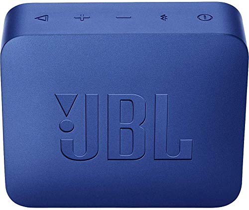 Image of JBL GO2 Portable Bluetooth Speaker with Rechargeable Battery, Waterproof, Built-in Speakerphone, Blue