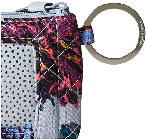 Vera Bradley Women's Cotton Zip Id Case Wallet, Petite Neon Blooms, One Size #TOP2