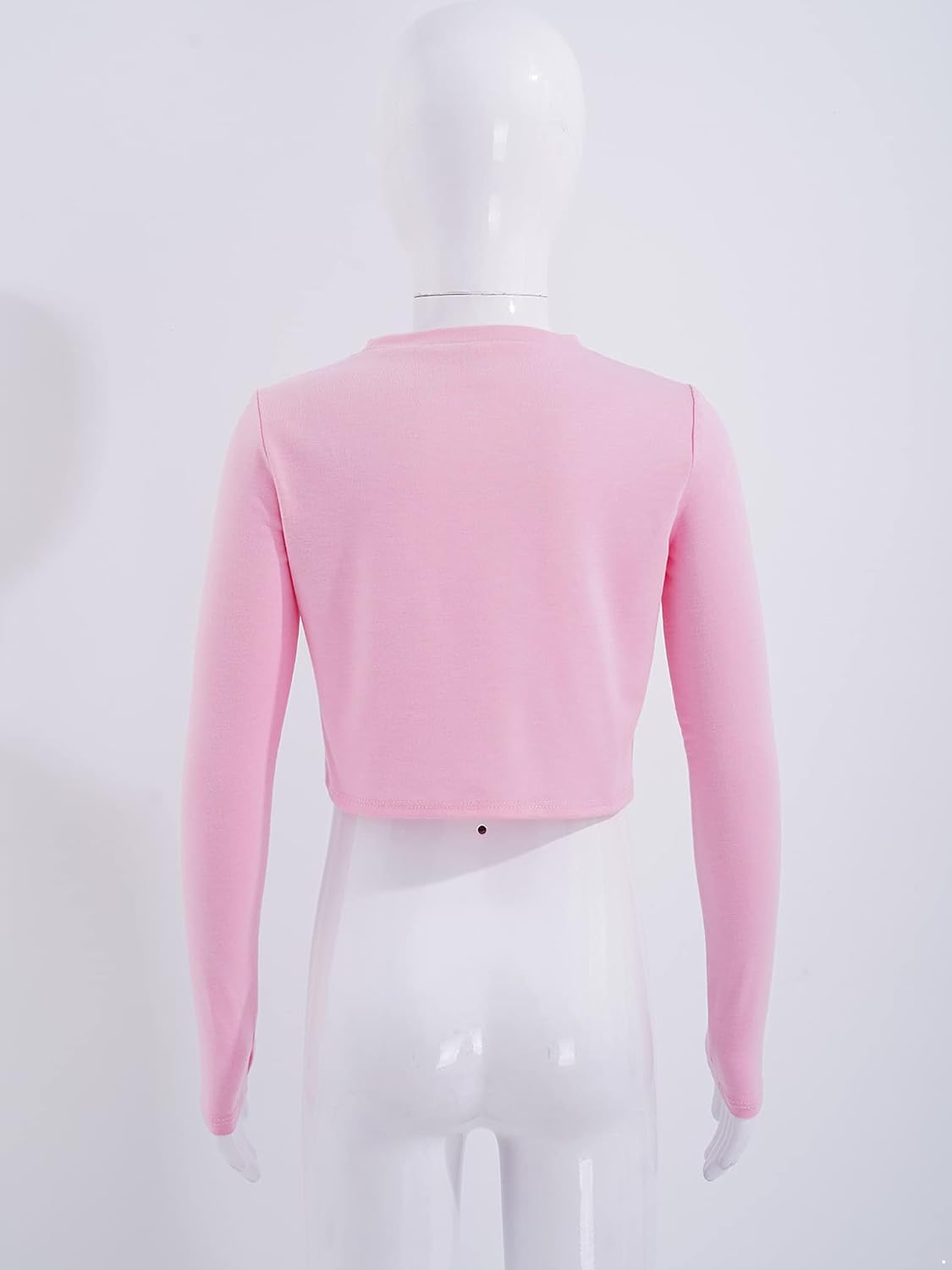 FEESHOW Kids Girls Classic Long Sleeve Ballet Dance Wrap Knit Cardigan Sweater Tops