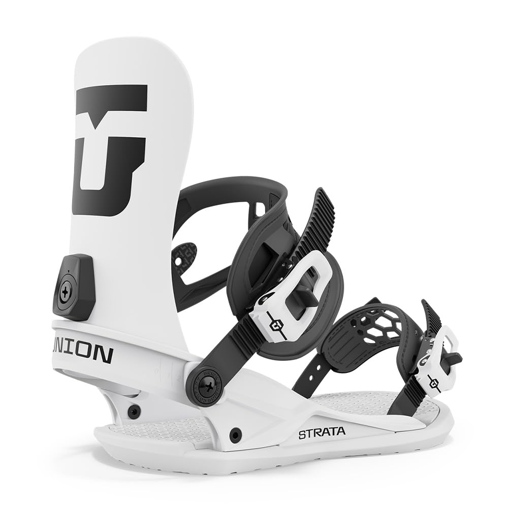 Amazon.com : Union Strata Mens Snowboard Bindings, L, White
