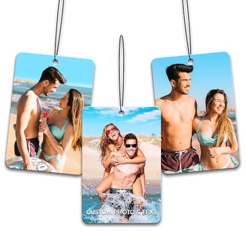 YATEDIY,Custom Air FreshenerCar-Double Sided photo Personalized Air Fr