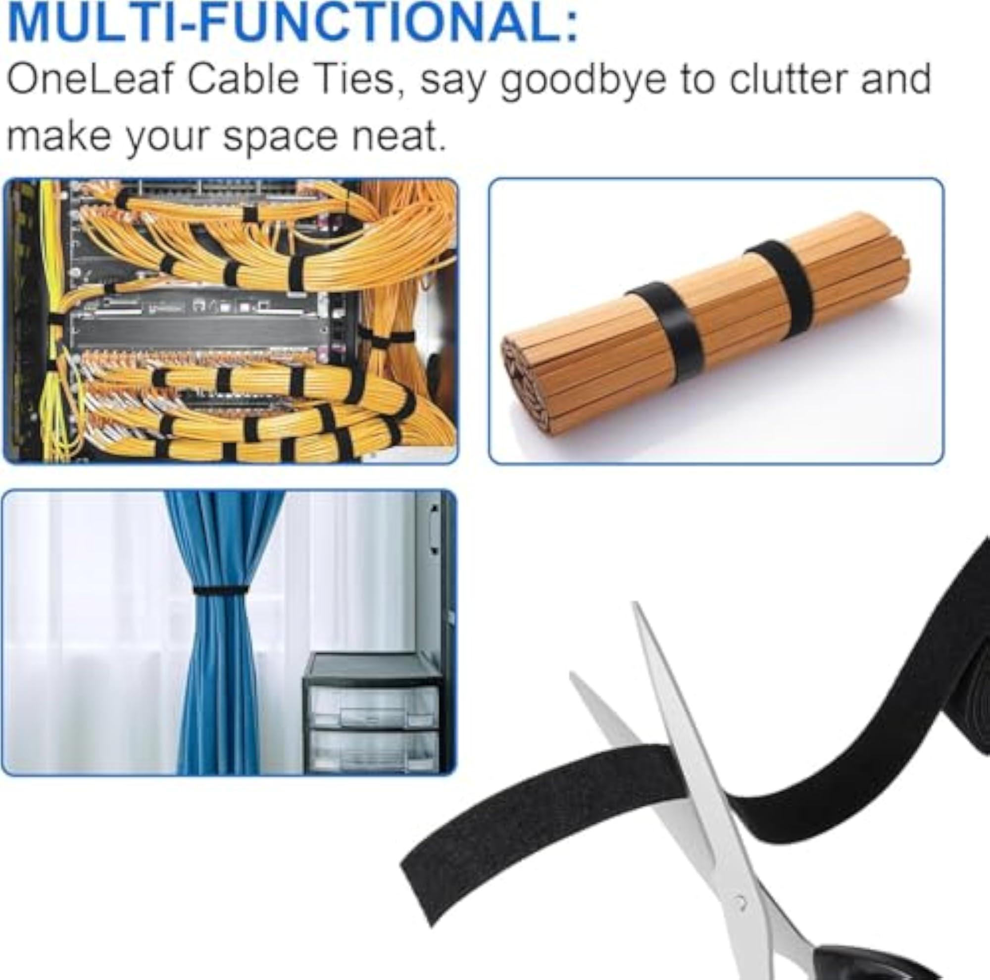 Cable Organizer Hook & Loop Tape Roll