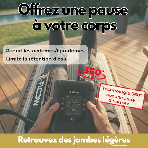 Bottes de pressothérapie R-FLOW à 3 programmes contre la rétention d'eau - 3