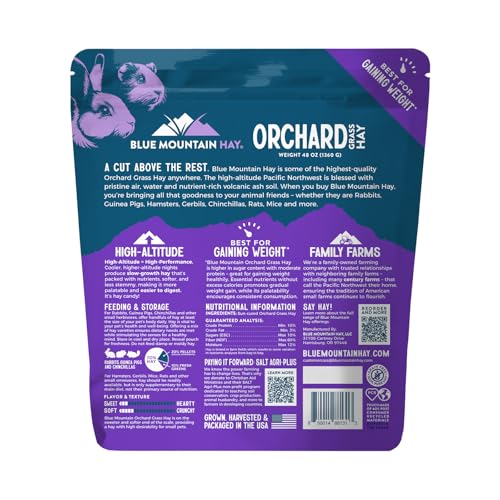 Blue Mountain Hay Orchard Grass Hay 48 oz miniatura 2