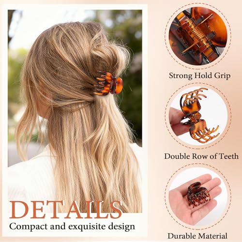 Pinzas pequeñas para cabello 12 piezas Auseibeely miniatura 4
