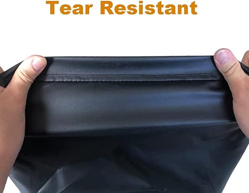 Miniatura 2 de Cubierta de remolque inclinada para tractor de césped, cubierta impermeable de remolque de carro utilitario, cubierta de acero para carrito de