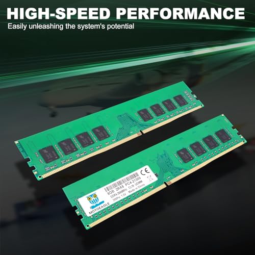 Image of 16GB (2x8GB) KIT DDR4 2666MHz PC4-21300 Non-ECC Unbuffered 1.2V CL19 2RX8 288 Pin UDIMM Desktop PC Memory RAM