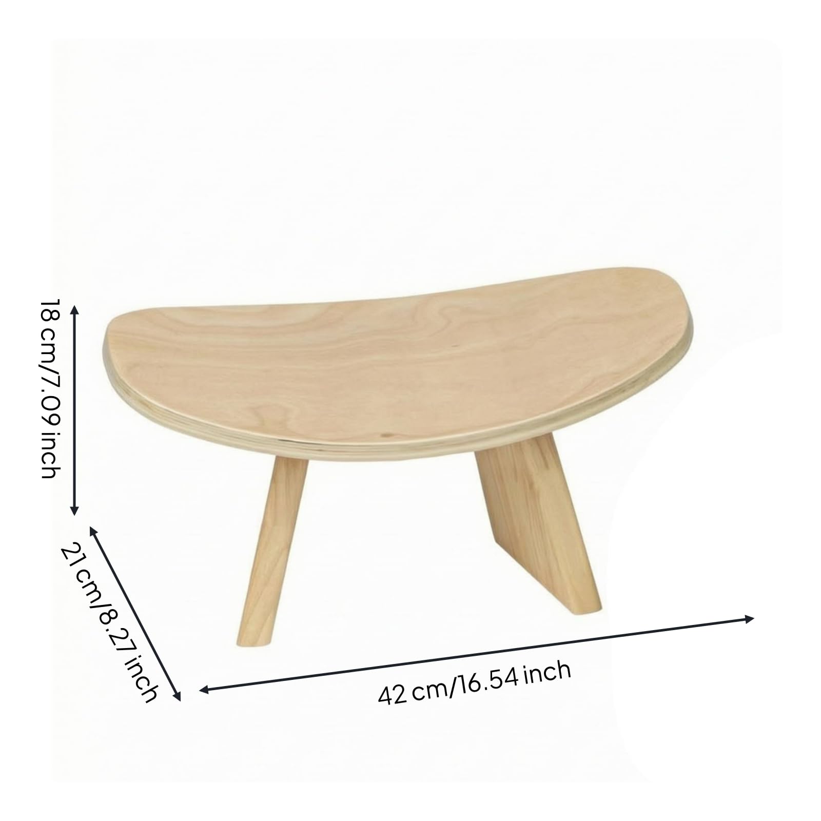 predolo Tabure Meditación Ergonómico Mueble | Resisn, Banco para Arrodillarse, Cómodo, Silla Rodillas, Casa, Meditadores, Yoguis, Madera, S