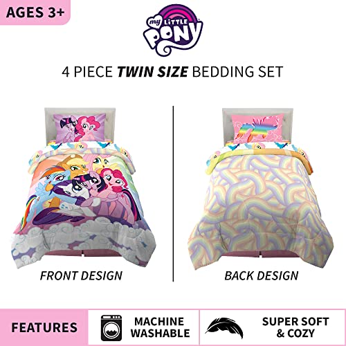 image for Franco Kids Bedding Super Soft Microfiber Comforter and Sheet Set, 4 P