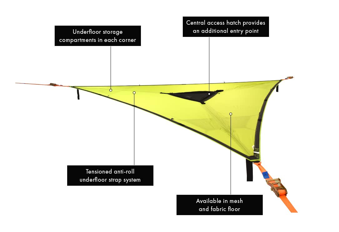 tentsile trillium 3人用 テントサイル トリリウム ハンモック Trillium Giant 3-Person Hammock | The Perfect Backyard