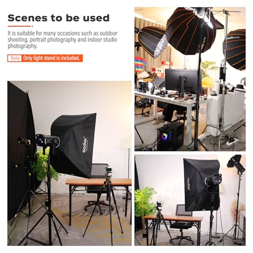 Image of Godox Light Stand 112in /9.3' Photography Heavy Duty Light Stand