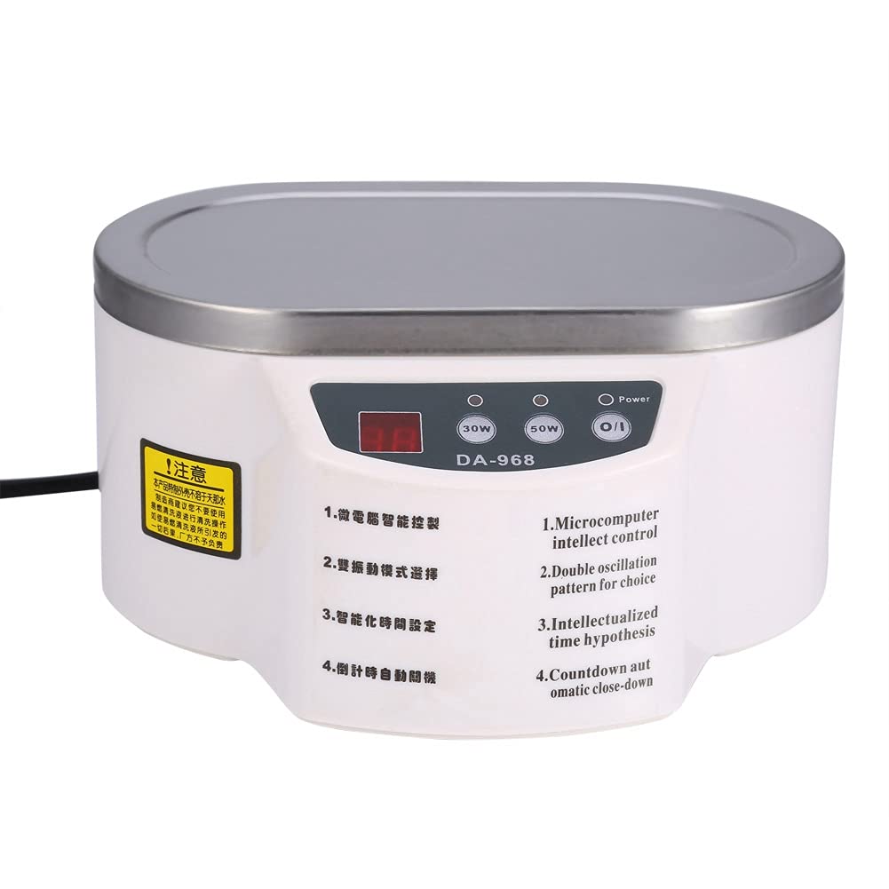 Limpiador De Baño Ultrasónico Digital 30W/50W Seleccionable, Capacidad 600ml, Apto Para Diversos Objetos